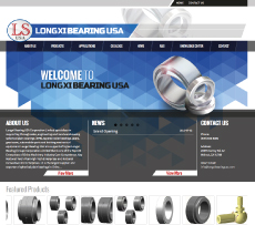 Longxi Bearing Website Screenshot