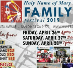 Holy Name of Mery Family Festival